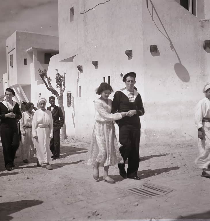 Casablanca, quartier réservé (prostitution) du Bousbir / Photo, 1936