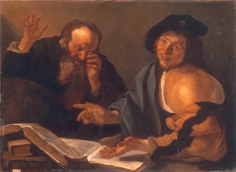 D. van Baburen, Heraclitus and Democritus