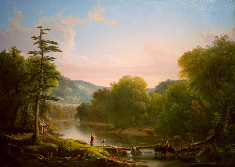 Crocker / Home in Wilderness / Painting