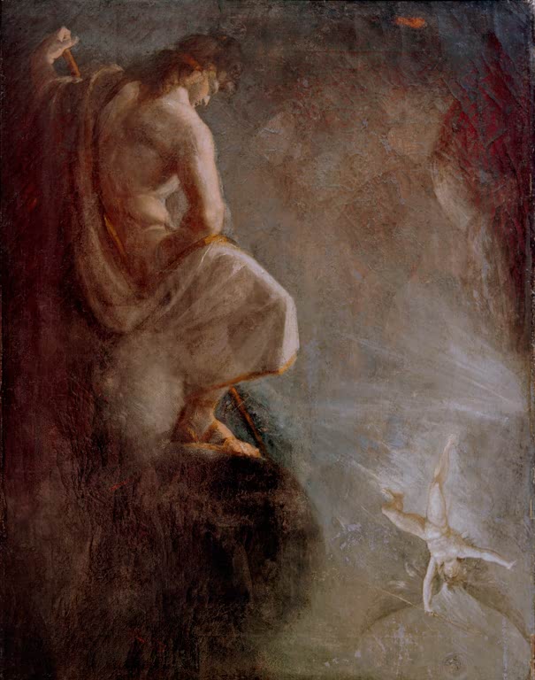 J. H. Füssli / Uriel watches Satan / 1802