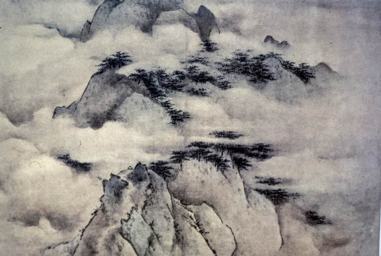 Mount Hua / Chinese painting by Wang Lü