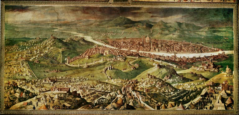 Siege of Florence 1530 / Vasari