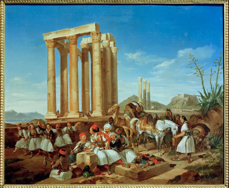 Athen, Olympieion / Gem. v. Perlberg