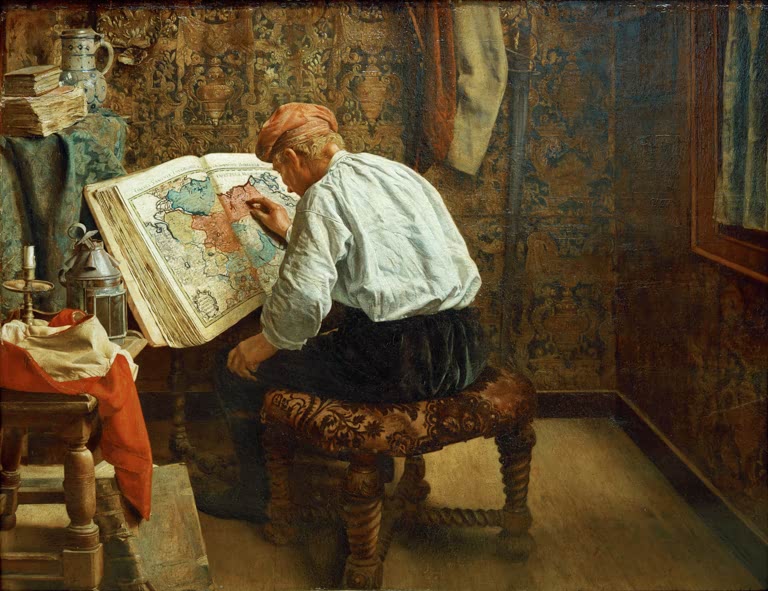 Henri de Braekeleer / The Geographer.