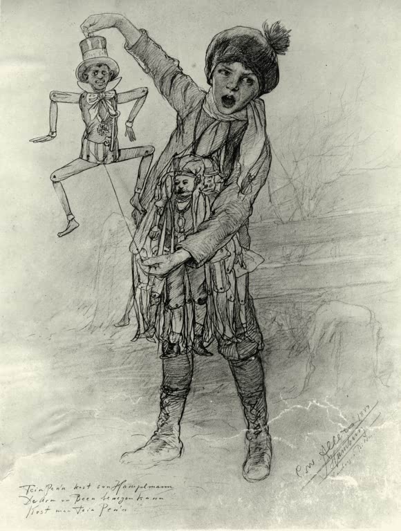 Jumping Jack Seller / Drawing / Allers