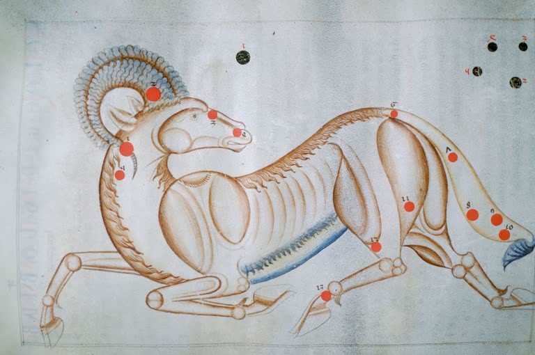 Constellation / Aries / Spanish Miniature, 13th Century