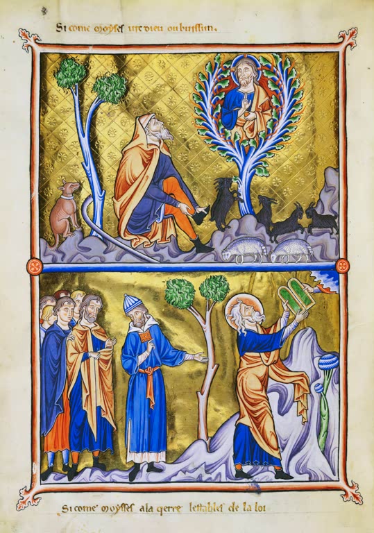 Moses and burning bush / Ingeborg Psalt.