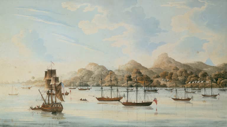 Ships in Sierra Leone 1792 / Rowe