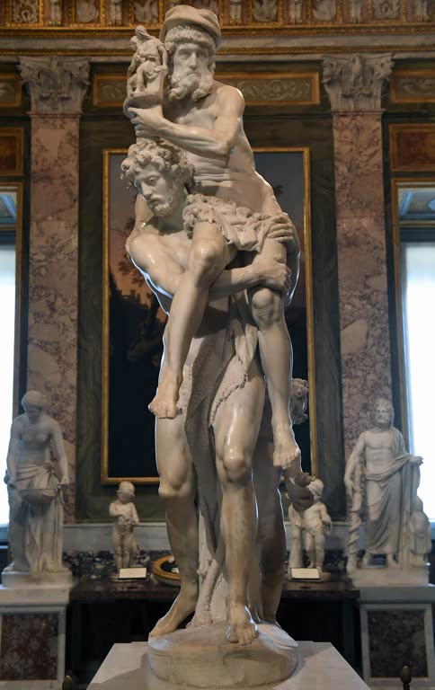 Aeneas, Anchises and Ascanius - Bernini -Galleria Borghese - Rome