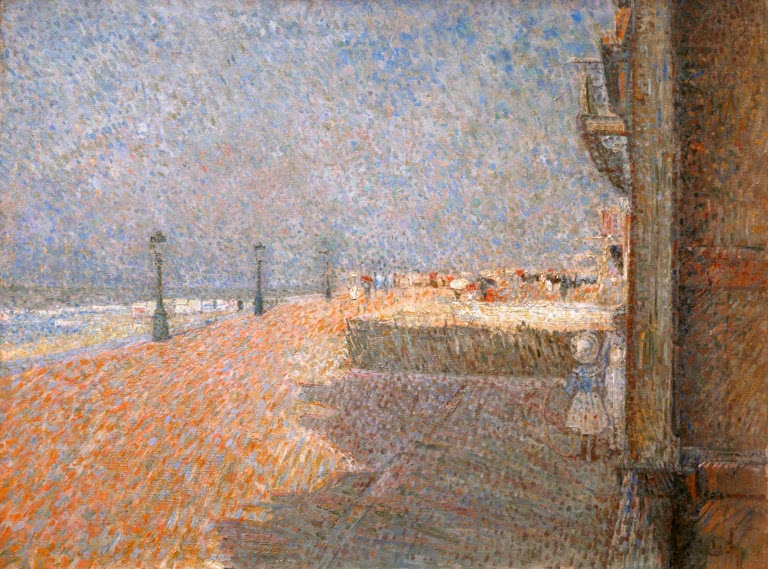 The beach at Ostend / G. Lemmen / Painting 1890
